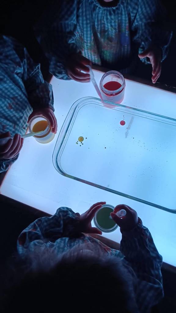 Experimento mesa de luz. Nuevo Artica